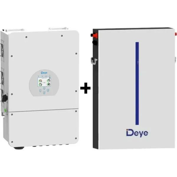 Deye SUN-6K-SG03LP1-EU WiFi 6kW + RW-M6.1 - зображення 1