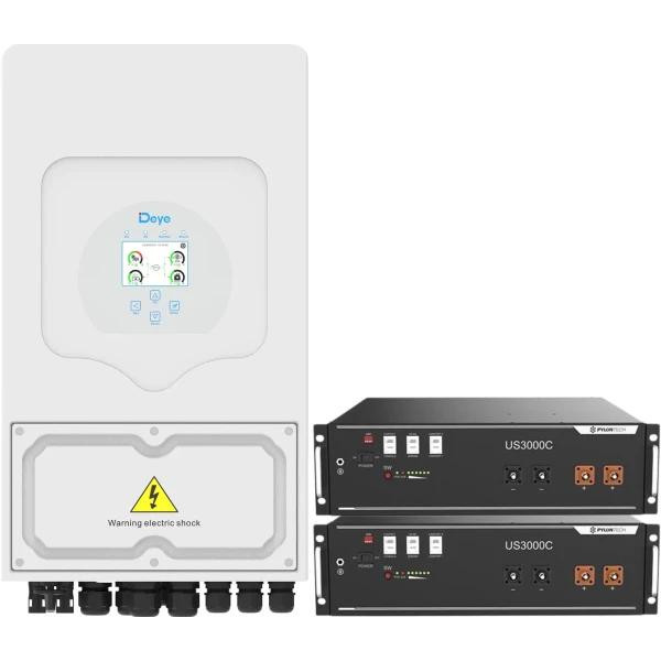 Deye SUN-5K-SG03LP1-EU WiFi 7 кВ*год + 2 Pylontech US3000C - зображення 1