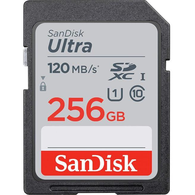 SanDisk 256 GB SDXC UHS-I Ultra SDSDUN4-256G-GN6IN - зображення 1