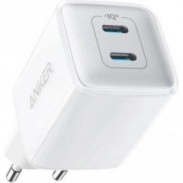   Anker PowerPort 521 Nano Pro 40W 2xUSB-C PIQ3.0 White (A2038G21)