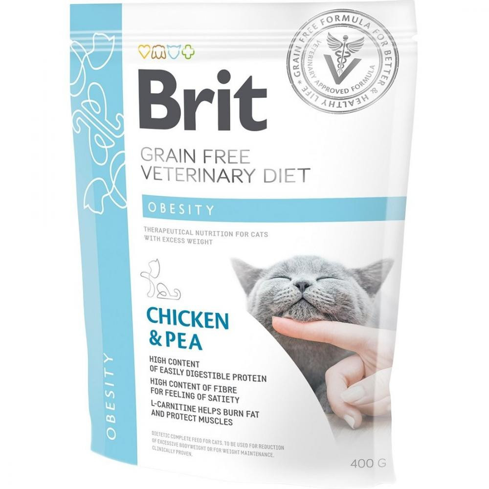 Brit Veterinary Diet Cat Obesity 0,4 кг 170967/528486 - зображення 1