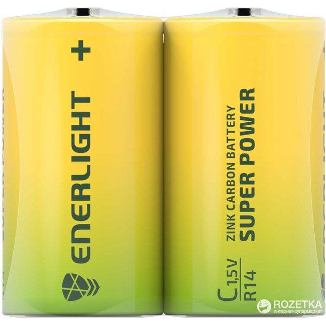 Enerlight C bat Zinc-Carbon 2шт Super Power 80140202 - зображення 1