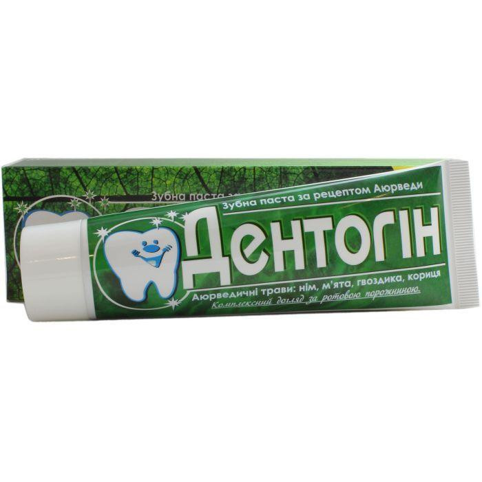 Triuga Herbal Зубна паста  «Дентогін» 100 г (4823014303693) - зображення 1