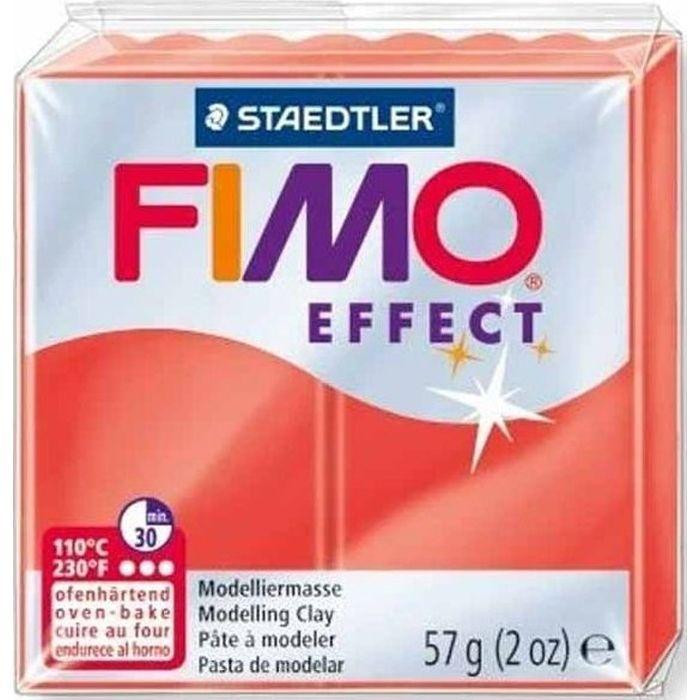 FIMO Пластика Effect Красная полупрозрачная 57 г (4006608810122) - зображення 1