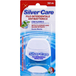   Silver Care Зубная нить  с фтором и нитратом серебра 50 м (8009315011024)