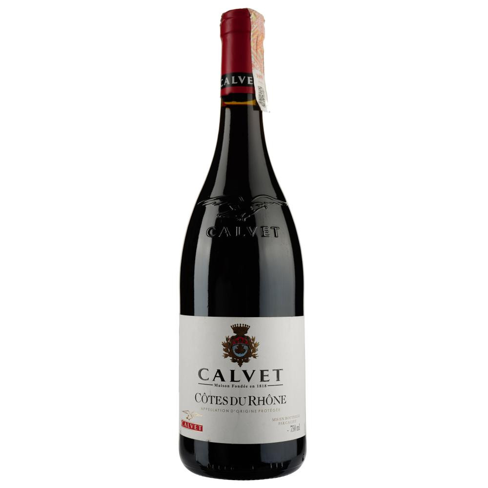 Calvet Вино Cotes du Rhone Reserve красное сухое 0.75 л 13.5% (3159560546002) - зображення 1