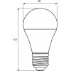 EUROLAMP LED A60 E27 12W 3000K 220V (LED-A60-12273(P)) - зображення 3