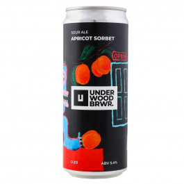   Underwood Brewery Пиво  Apricot Sorbet, світле, 5,4%, з/б, 0,33 л (862187) (4820224360218)