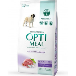   Optimeal Adult Small Dog со вкусом утки 1,5 кг (4820215362368)