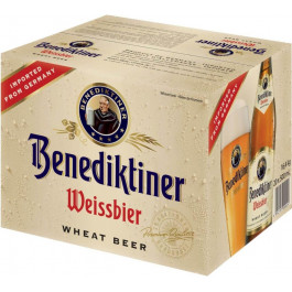   Benediktiner Пиво  Weissbier, пшеничне, світле, нефільтроване, 5,4%, 0,5 л (4052197000017)