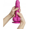 Strap-On-Me Sliding Skin Realistic Dildo Fuchsia - L (SO6257) - зображення 2