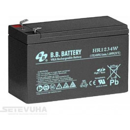   B.B. Battery HR 1234W/T2