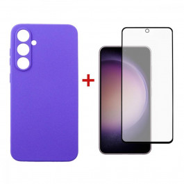   DENGOS Чохол Kit for Samsung Galaxy S23 FE case + glass (Purple) (DG-KM-12)