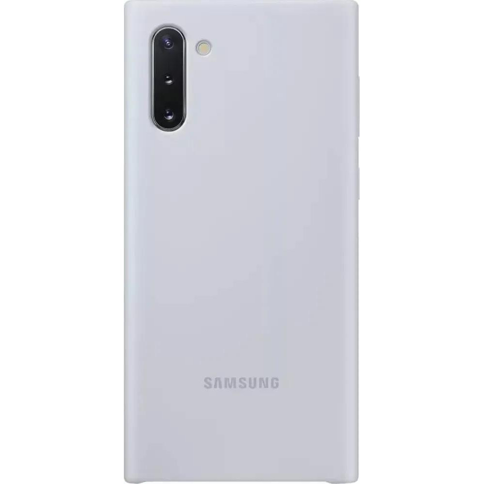 Samsung N970 Galaxy Note 10 Silicone Cover Silver (EF-PN970TSEG) - зображення 1