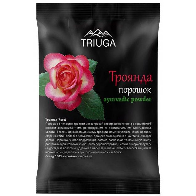 Triuga Herbal Аюрведичний порошок  Троянда 2 х 50 г (4820164641279) - зображення 1