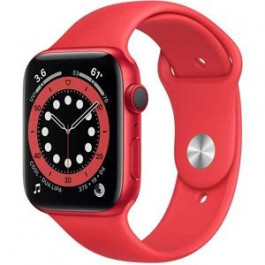   Apple Watch Series 6 GPS + Cellular 44mm PRODUCT(RED) Aluminum Case w. PRODUCT(RED) Sport B. (M07K3)