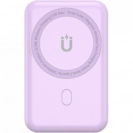   WIWU Snap Cube Magnetic Wireless Charger 10000mAh Purple