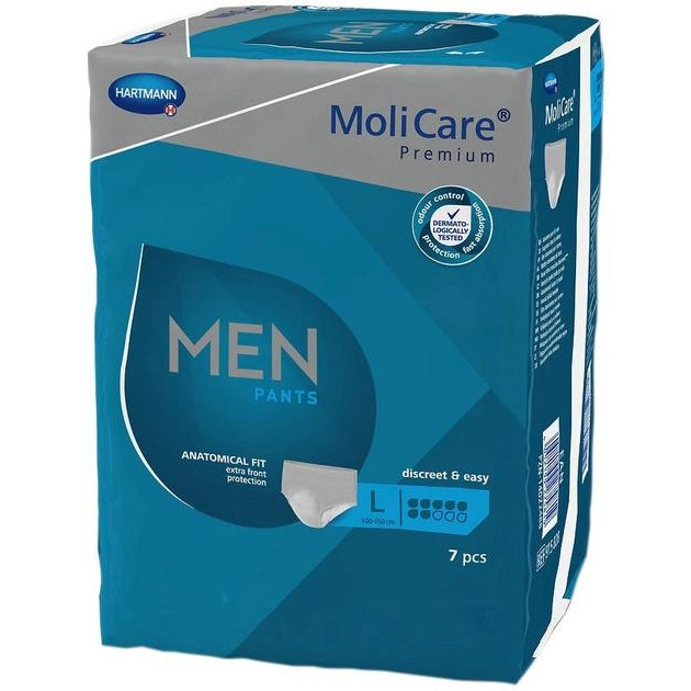 Hartmann Труси поглинаючі для чоловіків  MoliCare Premium Men Pants 7 крапель L 7 шт (4052199275819) - зображення 1