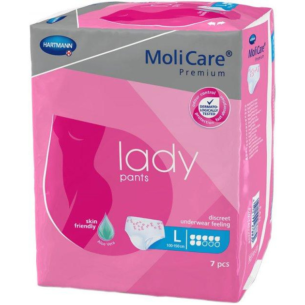 Hartmann Труси поглинаючі для жінок  MoliCare Premium lady Pants 7 крапель L 7 шт (4052199276830) - зображення 1