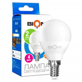   Biom LED BT-546 G45 4W E14 4500К