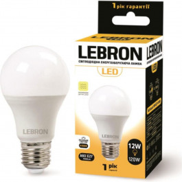   Lebron LED L-A60 12W Е27 4100K микроволновой датчик движения (11-11-88)