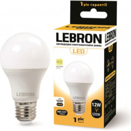   Lebron LED L-A60 12W Е27 4100K з акустичним датчиком (11-11-86)