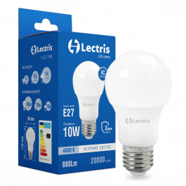   Lectris LED 1-LC-1106 10Вт 4000К A60 Е27