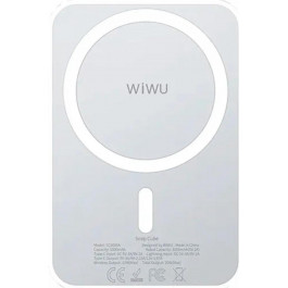   WIWU Snap Cube Magnetic Wireless Charging 5000mAh White