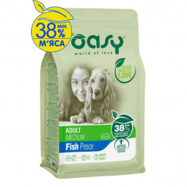   OASY LIFESTAGE Adult Medium риба 3 кг (8054329510124)