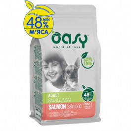   OASY One Animal Protein ADULT Small/Mini з лососем 0,8 кг (8053017348339)