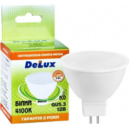   DeLux LED MR16A 5W 4100K 12В GU5.3 (90021254)