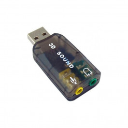   Dynamode USB-SOUNDCARD2.0 Black