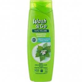   Wash&Go Шампунь  з екстрактом кропиви для ламкого волосся 360 мл (8008970056838)