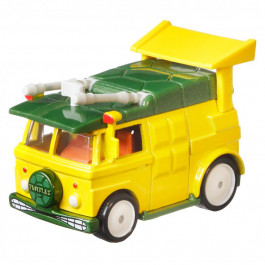   Hot Wheels Teenage Mutant Ninja Turtles Party Wagon Replica Entertainment 1:64 DMC55/GJR50 Yellow