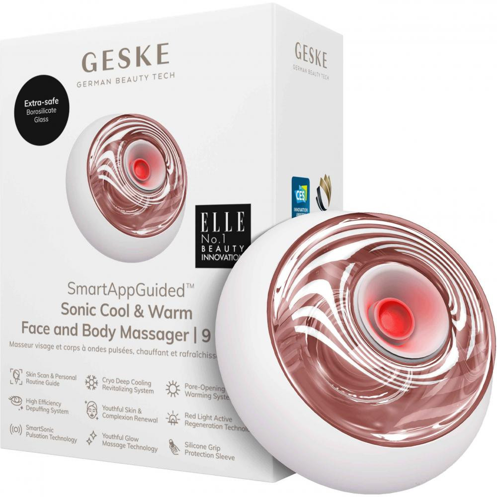 Geske Sonic Cool & Warm Face and Body Massager 9 in 1 starlight - зображення 1