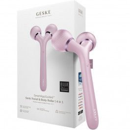   Geske Sonic Facial & Body Roller 4 in 1 pink