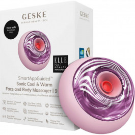   Geske Sonic Cool & Warm Face and Body Massager 9 in 1 pink