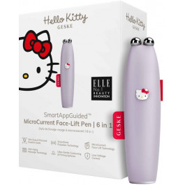   Geske MicroCurrent Face-Lift Pen 6 in 1 by Hello Kitty purple