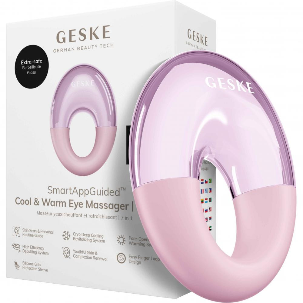 Geske Cool & Warm Eye Massager 7 in 1 pink - зображення 1