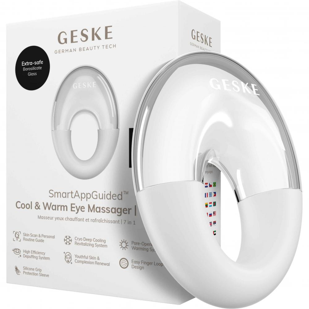 Geske Cool & Warm Eye Massager 7 in 1 white - зображення 1