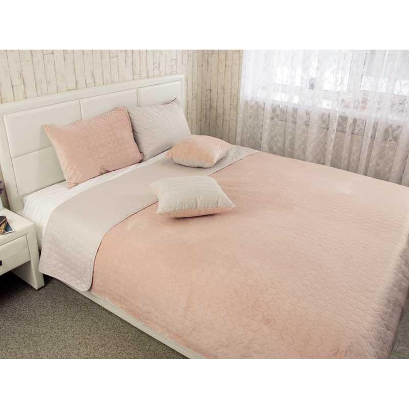 Руно Покривало декоративне  VeLour Almond 150x220см (360.55_Almond) - зображення 1