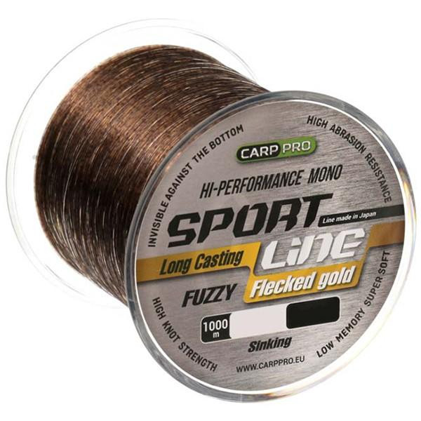 Carp Pro Sport Line Fuzzy Flecked Gold / 0.335mm 1000m 7.8kg (CP2310-0335) - зображення 1