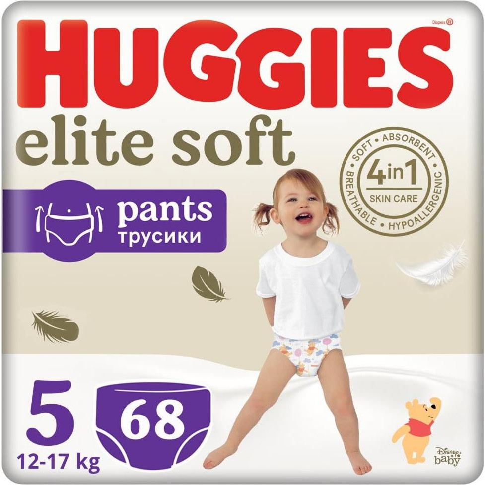 Huggies Elite Soft Pants 5, 68 шт. - зображення 1