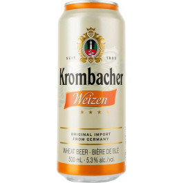 Krombacher Пиво пшеничное ж/б 0,5 л 5,3% (4008287905786)