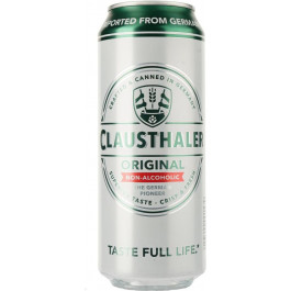   Clausthaler Пиво "" Classic Non-Alcoholic, in can, 0.5 л (4053400001579)