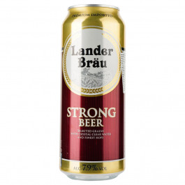   Lander Brau Пиво  Strong світле фільтроване 0,5 л 7,9% (8714800032582)