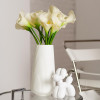 MVM Декоративна ваза для квітів MBM My Home 30 см Біла (DH-03FLOWERS-0303 WHITE) - зображення 4