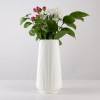 MVM Декоративна ваза для квітів MBM My Home 30 см Біла (DH-03FLOWERS-0303 WHITE) - зображення 7