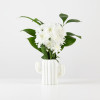 MVM Декоративна ваза для квітів MBM My Home 11 см Біла (DH-02FLOWERS-0202 WHITE) - зображення 2