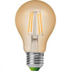 EUROLAMP LED Deco Filament A60 8W E27 4000K 2 шт (MLP-LED-A60-08274(Amber)new) - зображення 2